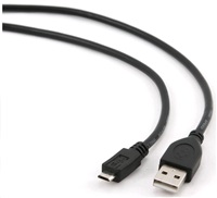 Kábel USB GEMBIRD 2.0 Kábel A-Micro B 0,5 m (čierny)