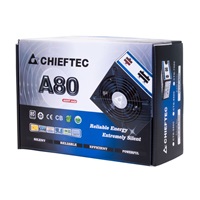 Napájací zdroj CHIEFTEC série A80, CTG-750C, 750W, 12cm ventilátor, Active PFC, modulárny, maloobchodný predaj, 85+