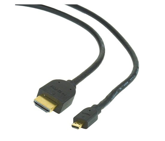 GEMBIRD CABLEXPERT HDMI-HDMI micro kábel 3 m, 1.3, M/M tienené, pozlátené kontakty, čierne