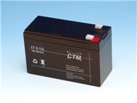 Batéria - CTM CT 12-9L (12V/9Ah - Faston 250), životnosť 5 rokov