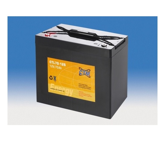 Batéria - CTM CTL 70-12s (12V/70Ah - M6), životnosť 10-12 rokov