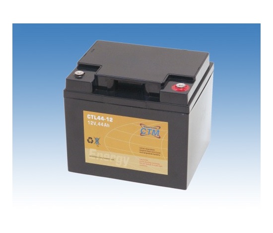 Batéria - CTM CTL 44-12 (12V/44Ah - M6), životnosť 10-12 rokov