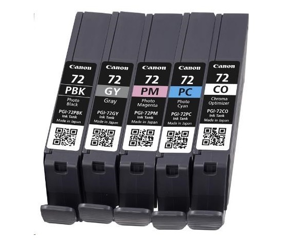 Canon BJ CARTRIDGE PGI-72 PBK/GY/PM/PC/CO Multi Pack