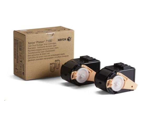 Xerox toner Cyan 2x pre Phaser 7100, 9000 str.
