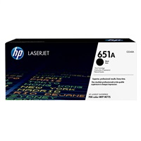 HP 651A Black LJ Toner Cart, CE340A (13,500 pages)