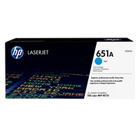 HP 651A Cyan LJ Toner Cart, CE341A (16,000 pages)