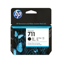 HP 711 Black DJ Ink Cart, 80 ml, CZ133A