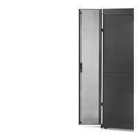 APC NetShelter SX 42U 600 mm široké perforované delené dvere čierne