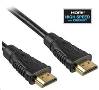 PREMIUMCORD HDMI High Speed + Ethernet kábel (v1.4) 10 m, pozlátené konektory