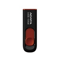 ADATA Flash Disk 64GB C008, USB 2.0 Klasická, čierna