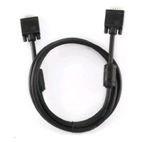 GEMBIRD prepojovací kábel VGA 10 m, čierny (HD15M/M, dvojité tienenie, feritové jadrá)