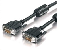 PREMIUMCORD prepojovací kábel DVI na DVI 5 m (DVI-D, M/M, dual link)