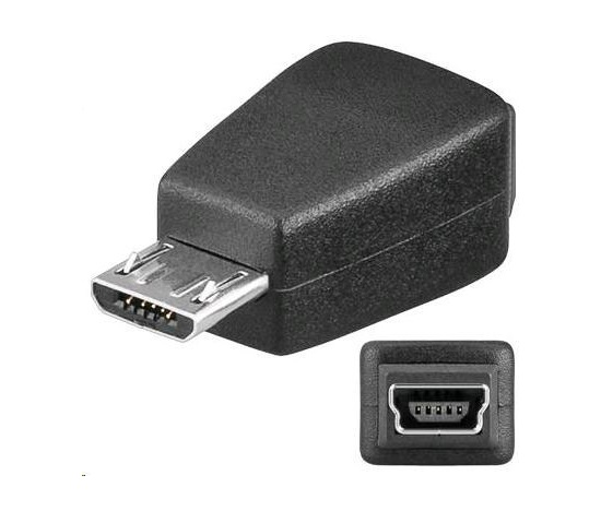 PREMIUMCORD Redukcia USB 2.0 Mini B - Micro B (F 5pin/M)