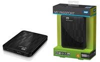 BAZAR - WD My Passport 500GB Ext. 2.5" USB3.0, Black