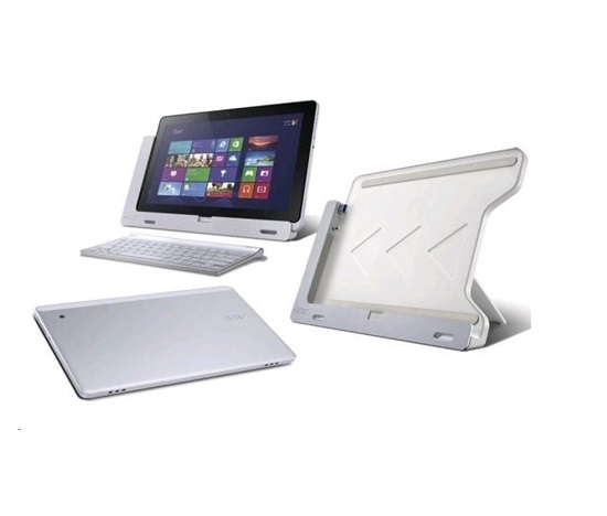 D - ACER NTB Iconia Tab W700-323c4G06as  - 11.6" LED FHD, i3 2375M, 4GB, SSD 64GB, WLAN, 2xCam, 3cl.bat.,BT, W8, docking