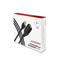 AXAGON ADR-205, USB 2.0 A-M -> A-F aktívny predlžovací / repeater kábel, 5m
