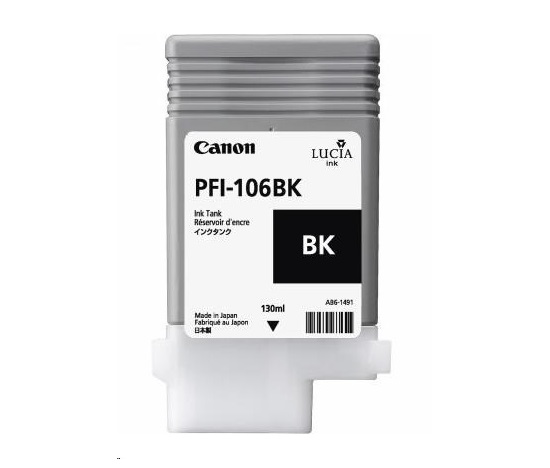 Atramentová kazeta Canon PFI-106, čierna fotografická (PBK)