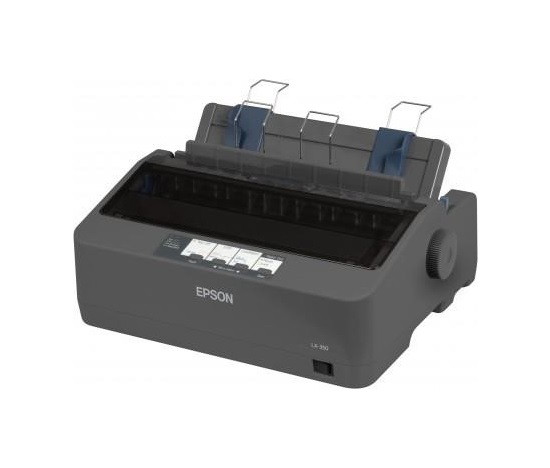 Ihličková tlačiareň EPSON LX-350, A4, 9 ihiel, 347 znakov za sekundu, 1+4 kópie, USB 2.0, LPT, RS232