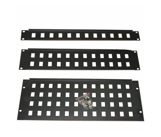 EUROCASE síťový panel 1U 12 port neosazený GA-28-1U, pro rozvaděče