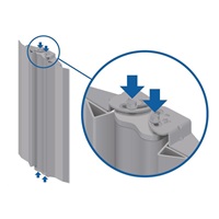 UBNT airMAX Titanium Sector Antenna AM-V2G-Ti [sektorová MIMO anténa, 2.4GHz, 60°(17dBi) až 120°(15dBi), raketová súprava]