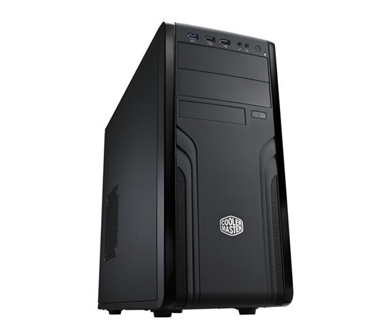 Skriňa Cooler Master Force 500, ATX, Mid Tower, čierna, bez zdroja