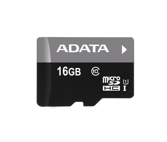 Karta ADATA MicroSDHC 16GB UHS-I Class 10 + SD adaptér, Premier