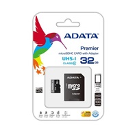 Karta ADATA MicroSDHC 32GB UHS-I Class 10 + SD adaptér, Premier