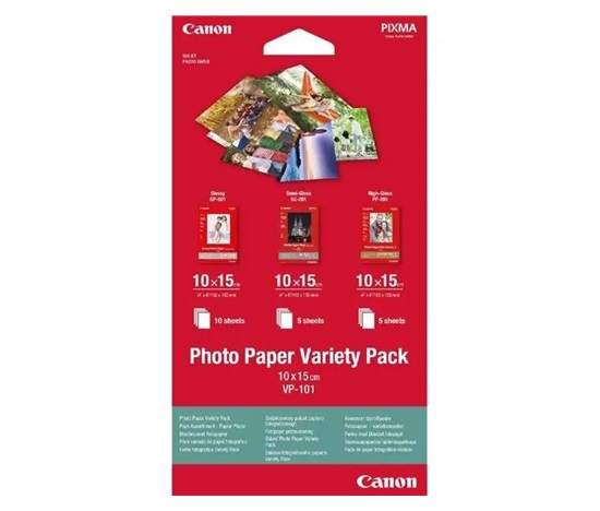 Canon Photo Paper Variety Pack 10x15cm VP-101