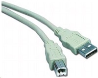 Kábel USB PREMIUMCORD 2.0 prepojenie A-B 0,5 m (M/M)