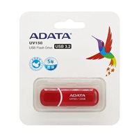 ADATA Flash disk 32GB UV150, USB 3.1 disk Dash Drive (R:90/W:20 MB/s) červený