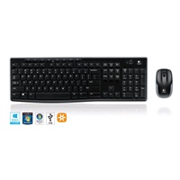 Bezdrôtový stolný počítač Logitech Wireless Desktop MK270, USA
