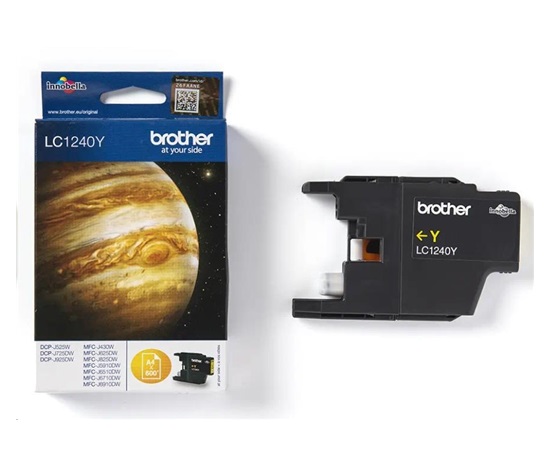 BROTHER INK LC-1240Y žltá MFC-J6910DW cca 600
