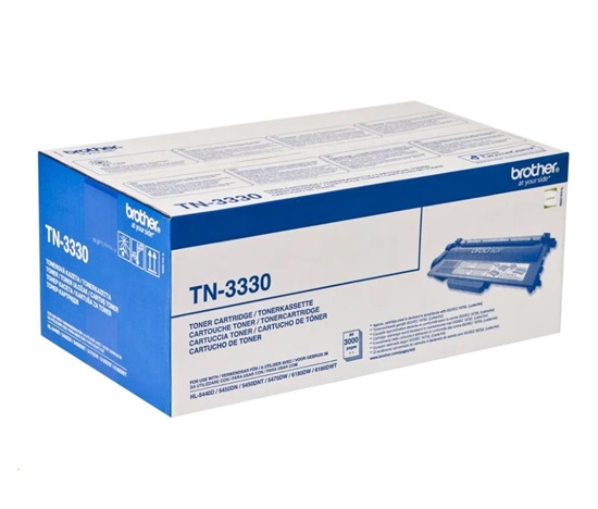 Toner BROTHER TN-3330 pre HL5440D, HL5450DN, HL5470DW, HL6180DW,MFC-8950DW - 3000 str