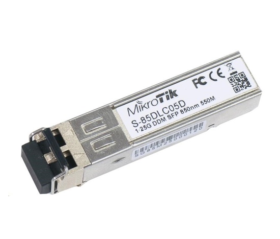 Mikrotik SFP (miniGBIC) modul S-85DLC05D, MM, 550m, 1.25G