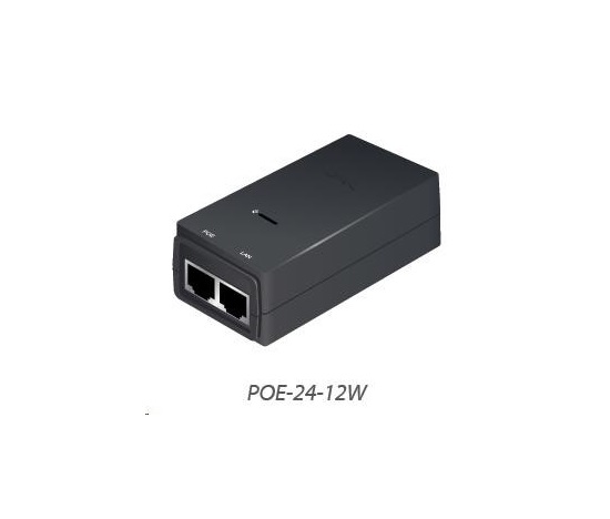 UBNT POE-24-12W [PoE adaptér 24V/0,5A (12W), vrátane. napájací kábel]