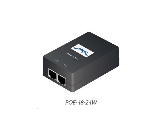 UBNT POE-48-24W [PoE adaptér 48V/0,5A (24W), vrátane. napájací kábel]