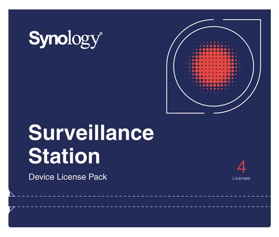 Balík licencií na kamery Synology - 4 kamery