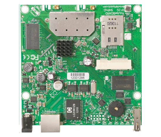 MikroTik RouterBOARD RB912UAG-5HPnD, 600MHz CPU, 64MB RAM, 1x LAN, integ. 5GHz Wi-Fi, vrátane. Licencia L4