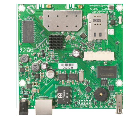 MikroTik RouterBOARD RB912UAG-2HPnD, 600MHz CPU, 64MB RAM, 1x LAN, integ. 2.4GHz Wi-Fi, vrátane. Licencia L4