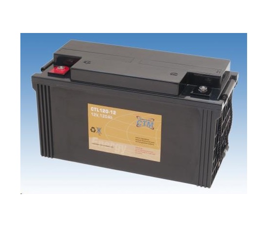 Batéria - CTM CTL 120-12 (12V/120Ah - M6), životnosť 10-12 rokov