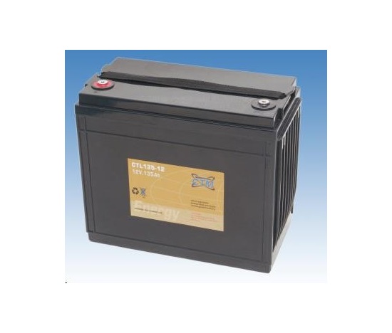 Batéria - CTM CTL 135-12 (12V/135Ah - M6), životnosť 10-12 rokov