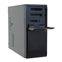Skriňa CHIEFTEC Libra Series/Miditower, LG-01B-OP, čierna, USB 3.0, žiadny zdroj