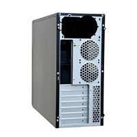 Skriňa CHIEFTEC Libra Series/Miditower, LG-01B-OP, čierna, USB 3.0, žiadny zdroj