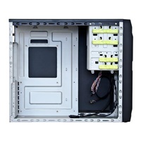 Skriňa CHIEFTEC Libra Series/Miditower, LG-01B-OP, čierna, USB 3.0, žiadny zdroj