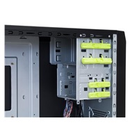 Skriňa CHIEFTEC Libra Series/Miditower, LG-01B-OP, čierna, USB 3.0, žiadny zdroj