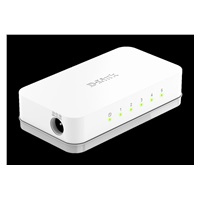 D-Link GO-SW-5E 5portový 10/100 stolový prepínač