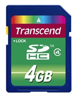 Karta TRANSCEND SDHC 4 GB triedy 4