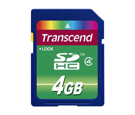 Karta TRANSCEND SDHC 4 GB triedy 4