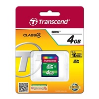 Karta TRANSCEND SDHC 4 GB triedy 4