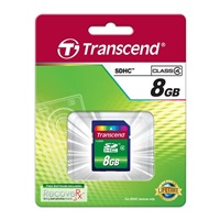 Karta TRANSCEND SDHC 8 GB triedy 4